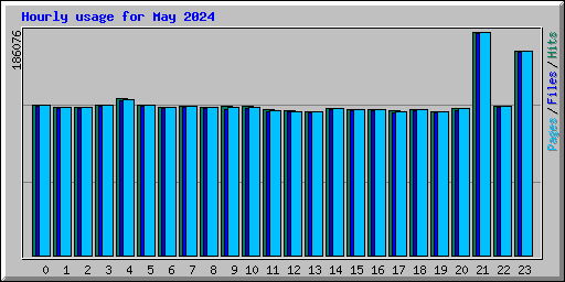 Hourly usage for May 2024